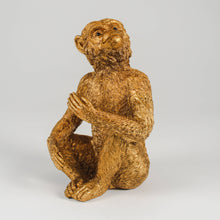 Load image into Gallery viewer, Gold Coloured Monkey Bottle Holder