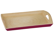 Load image into Gallery viewer, Sorbet Raspberry Colour Serving Tray - 45cm