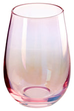 Load image into Gallery viewer, Set of 4 Pink Iridescent Hi Ball Tumbler Glasses