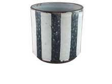 Load image into Gallery viewer, blue-white-bold-striped-pot_edited.png