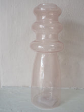 Load image into Gallery viewer, Pale Pink Curvy Glass Vase, 20cm