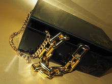 Load image into Gallery viewer, Luxe Fleur Black and Gold Glass Jewellery Box