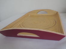 Load image into Gallery viewer, Sorbet Raspberry Colour Serving Tray - 45cm