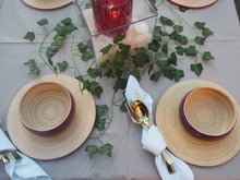 Load image into Gallery viewer, Sorbet Raspberry Colour Spun Bamboo Set of 4 Bowls