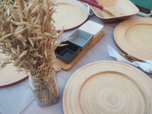 Load image into Gallery viewer, Rectangular Bamboo Serving Board with Three Dishes