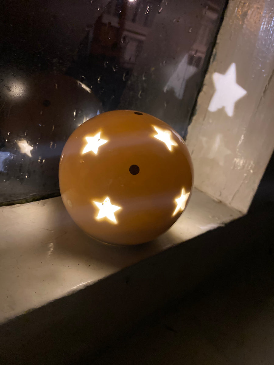 Ceramic star deals night light