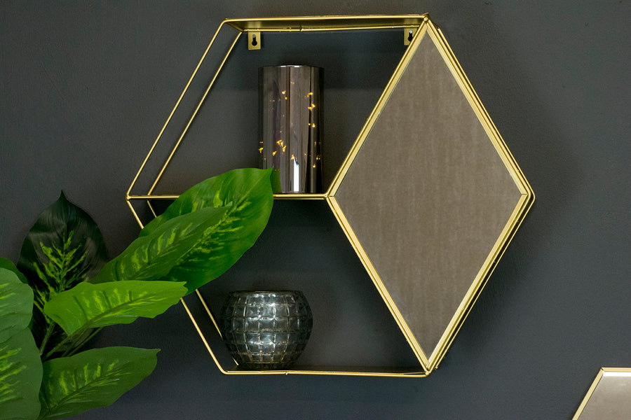 The Style Files: Mirrored Shelving