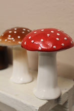 Load image into Gallery viewer, Red Ceramic Toadstool Ornament -13cm