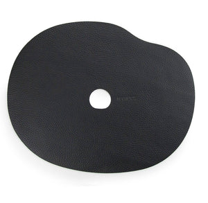 Set of Four Black Genuine Leather PLacemats