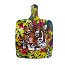 Load image into Gallery viewer, Double Sided Large Melamine Wild Cat Tiger Animal Print Cheese Board
