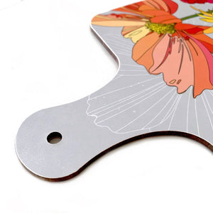 Large Melamine Summer Poppies Floral Double Sided Cheese Board