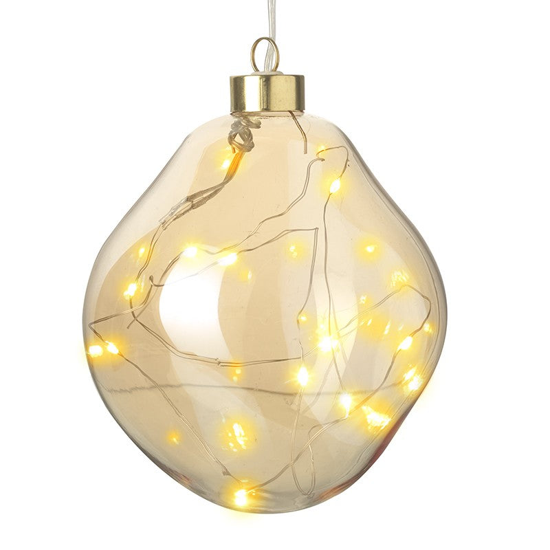 Glass LED Glass Pendant Globe Light