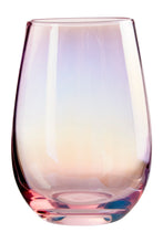 Load image into Gallery viewer, Set of 4 Pink Iridescent Hi Ball Glasses