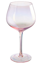 Load image into Gallery viewer, Set of 2 Pink Iridescent Gin Glasses