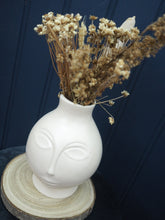 Load image into Gallery viewer, Cream Face Vase - 16cm