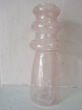 Load image into Gallery viewer, Pale Pink Curvy Glass Vase, 20cm