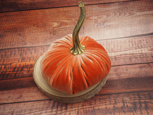 Harvest Velvet Handmade Pumpkin - 13cm