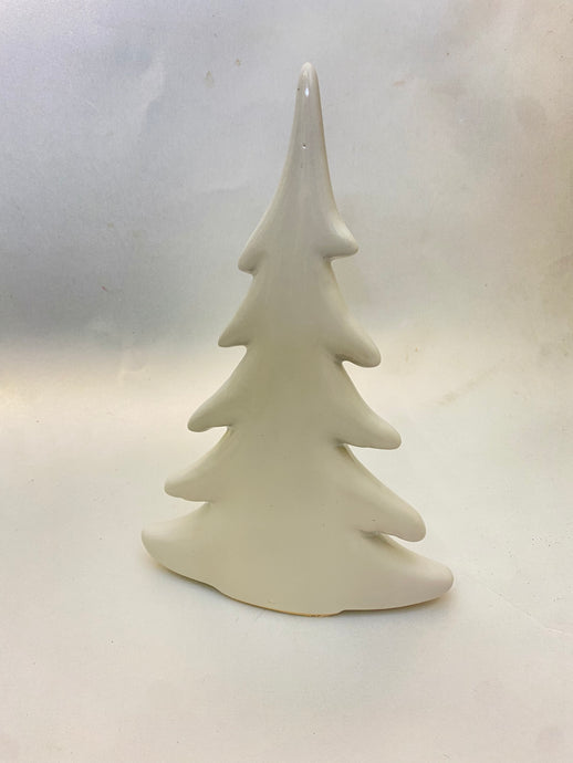 Standing White Ceramic Tree - 19cm