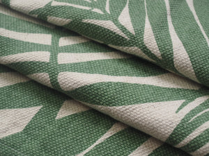 Small Palm Leaf Cotton Rug - 60cm x 90cm
