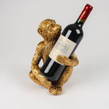 Load image into Gallery viewer, Gold Coloured Monkey Bottle Holder