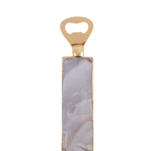 Load image into Gallery viewer, Agate stone and gold colour bottle opener and stopper set