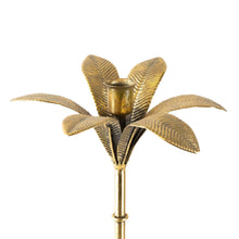 Load image into Gallery viewer, Gold Palm Tree Candle Holder - 41cm