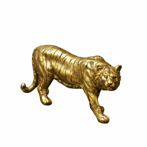 Gold Resin Standing Tiger Ornament