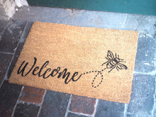 Load image into Gallery viewer, Welcome Bee Doormat